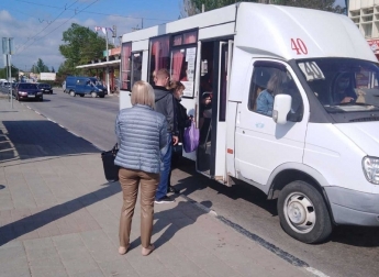 В Запорожье оштрафовали водителя маршрутки за нарушение карантина (видео)