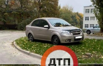 В Киеве "герой парковки" бросил авто на газоне и "прославился": фото
