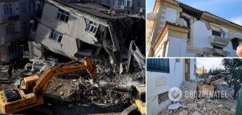 Турцию и Грецию накрыли землетрясение и цунами: рухнули жилые дома (Видео)