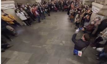 Киевский метрополитен опозорился во время празднования юбилея: эксклюзивное видео