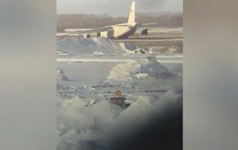 В России попал в аварию самолет Руслан (видео)
