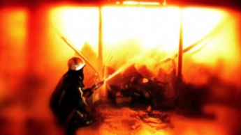 В Запорожской области из-за печного отопления едва не сгорел дом