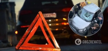 В России водитель дважды врезался в толпу, ранены 8 человек. Фото, видео 18+