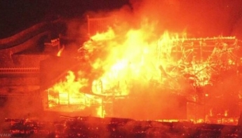 В Запорожской области пожар тушили две машины (видео)