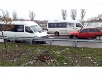 ДТП с участием маршрутки с пассажирами в полиции Мелитополя не регистрировали (фото, видео)