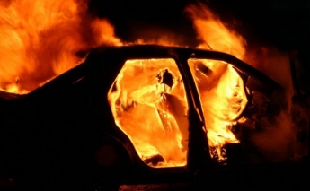 В селе в Запорожской области сгорел Форд