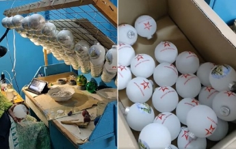 Под Киевом фабрика делала елочные игрушки с лого российской армии: вспыхнул скандал (видео)