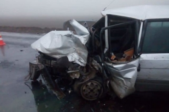 В Одесской области столкнулись два автомобиля: семь человек пострадали