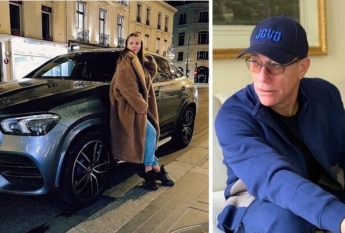 Ван Дамм купил своей украинской девушке Mercedes за 3,3 млн грн