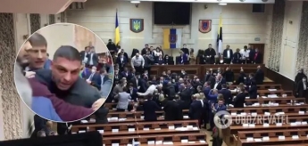 В Одессе депутаты устроили драку и погром (Фото и видео 18+)