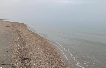 В сети показали как выглядит Бирючий остров после мощного зимнего шторма (фото, видео)