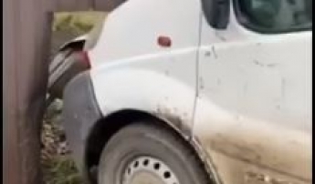 Под Киевом пьяная компания на скорости влетела в забор и напала на свидетелей ДТП: видео