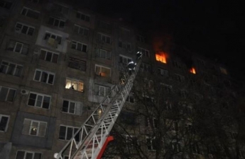 В Кропивницком произошел пожар в многоэтажке: есть пострадавшие