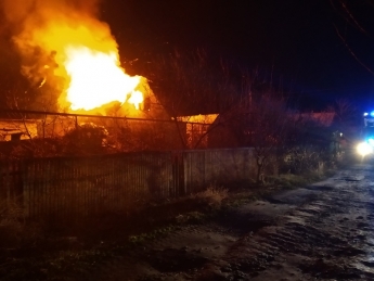В Запорожской области мужчина погиб во время пожара в новогоднюю ночь (фото)