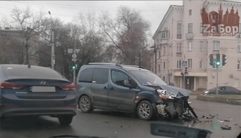 В Запорожье произошло несколько серьезных аварий (видео)