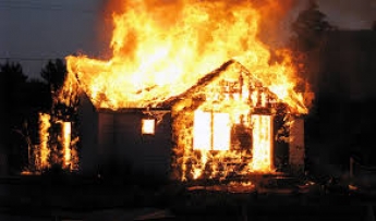 В Запорожской области при пожаре в частном доме погиб мужчина