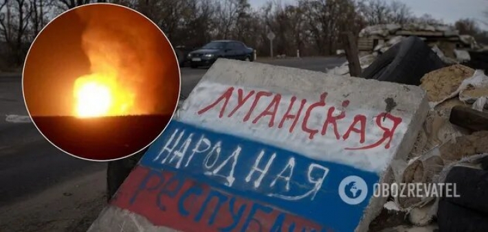 Под Луганском террористы взорвали газопровод: фото мощного пожара и последствий