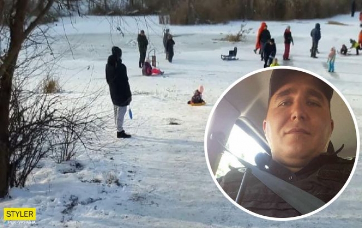 В Киеве патрульный вытащил из ледяного озера ребенка: настоящий поступок!