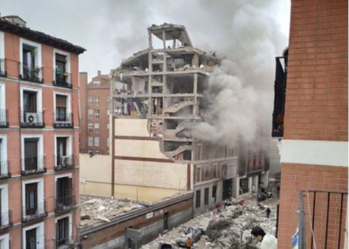 В Мадриде прогремел мощный взрыв: жуткие фото и видео разрушений