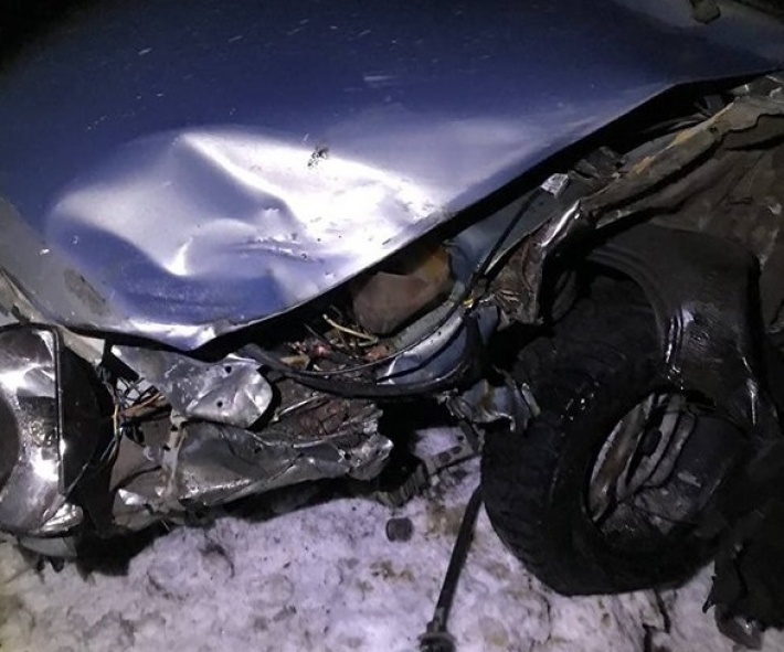 В Запорожской области пьяный водитель Жигулей влетел в грузовой автомобиль (фото)