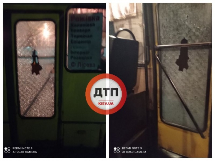Под Киевом неизвестные расстреляли маршрутку с людьми: подробности и фото