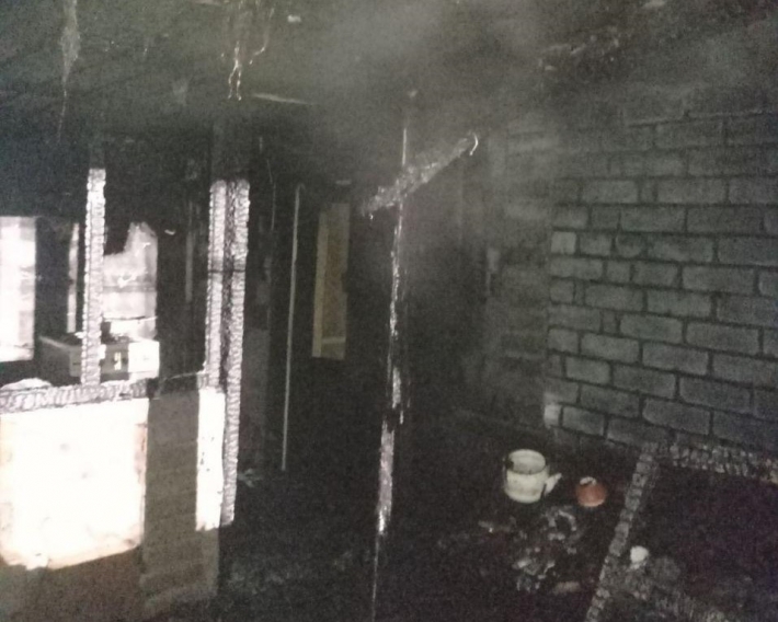 В селе в Запорожской области сгорел жилой дом (фото)