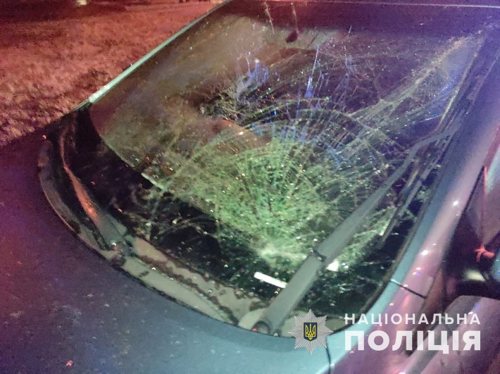 В Запорожской области авто-леди сбила трех военнослужащих (фото)
