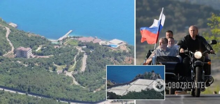 Журналисты показали "крымскую дачу" Путина: забор в 6 м, охрана и закрытый пляж (Видео)