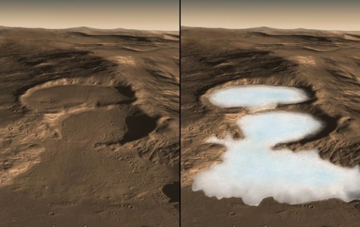 На Марсе обнаружили значительные ресурсы льда: опубликована карта