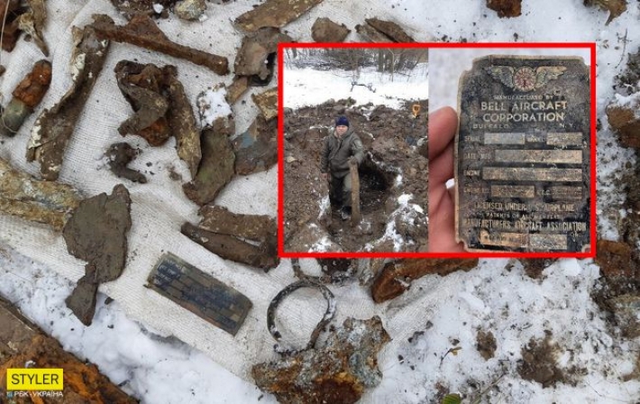 В Украине раскопали американский истребитель времен Второй мировой войны