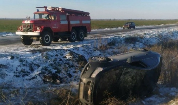 За сутки в Запорожской области из-за непогоды спасатели оказали помощь трем автомобилистам (фото)