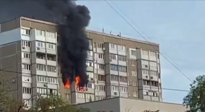 В Запорожской области во время пожара травмировался мужчина
