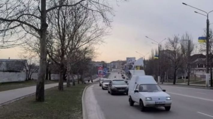 В сети показали, как мелитопольские водители боролись с "произволом полиции" (видео)