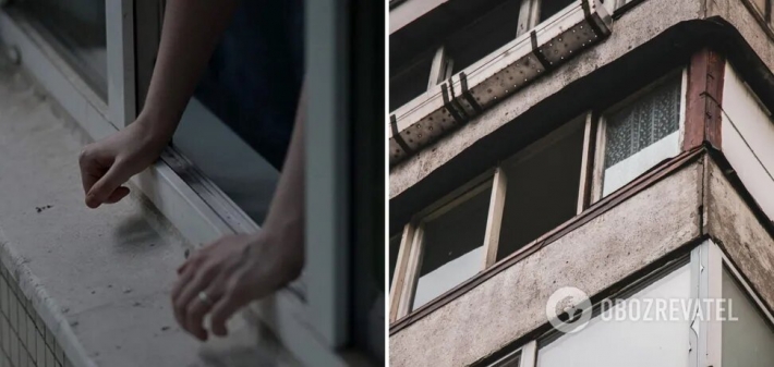 В Киеве девочка выпала с балкона 14-го этажа