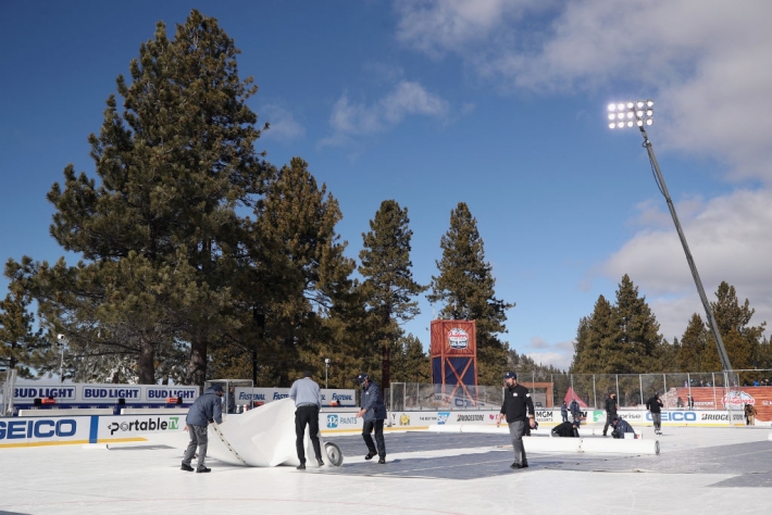 В США опозорились при проведении хоккейного матча в красивом месте: видео