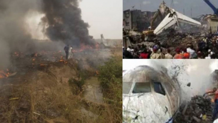 Падение самолета в Нигерии: появились данные о жертвах, видео