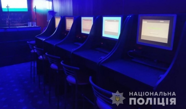 В Запорожской области обнаружили подпольное игровое заведение (фото)