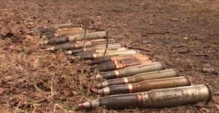 В лесополосе в Запорожской области обнаружили схрон с снарядами