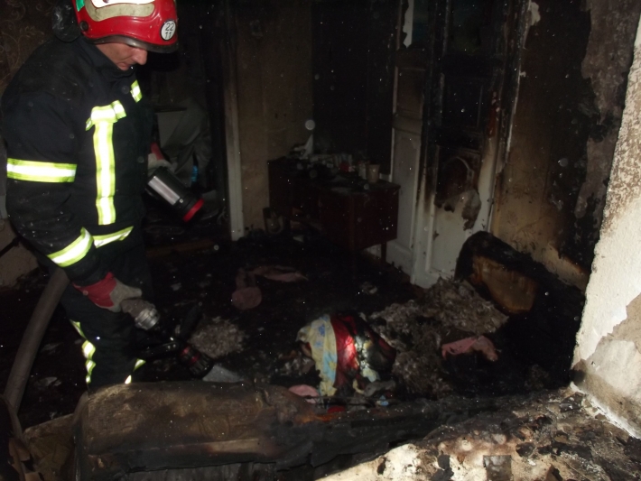 В Запорожской области во время пожара погиб мужчина (фото)