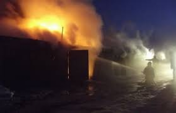 В Запорожской области сгорел гараж на территории частного дома
