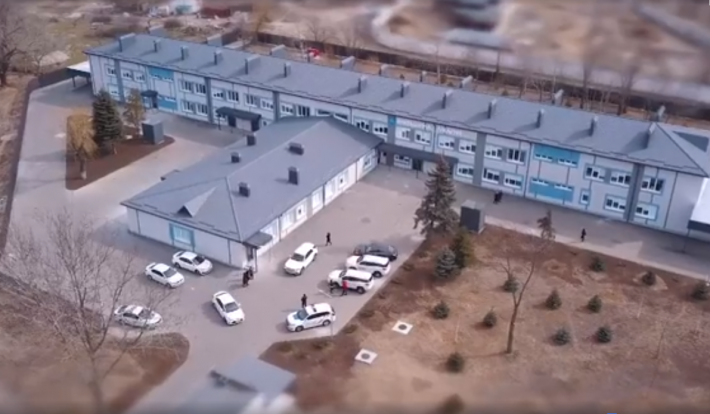 Открытие самой современной инфекционной больницы Украины показали в коротком видеоролике