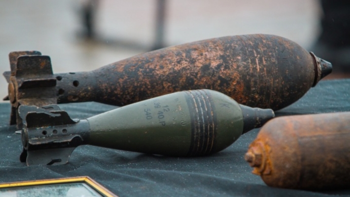 В Запорожской области обнаружили схрон со снарядами (фото)