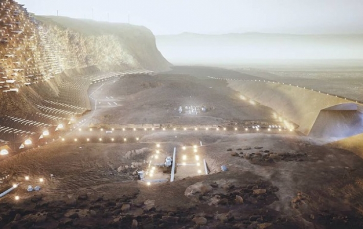 Архитекторы презентовали план мегаполиса на Марсе (видео)