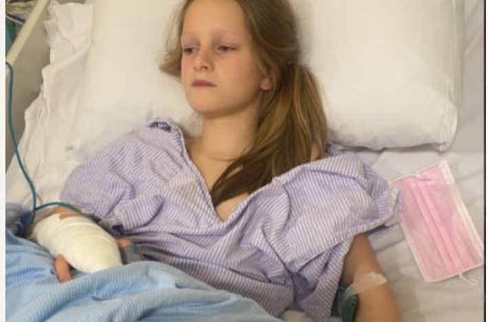 Девятилетняя девочка чудом выжила после нападения домашнего хомячка (фото)