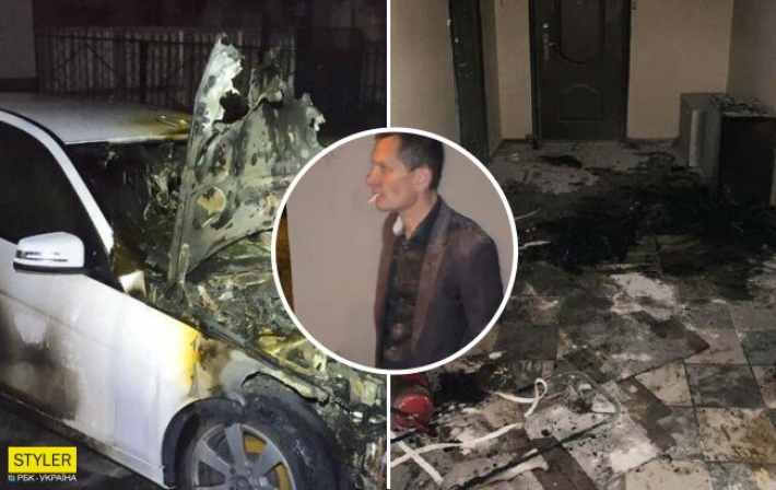 В Киеве экс-депутат устроил погром жене: сжег машину и хотел подпалить квартиру
