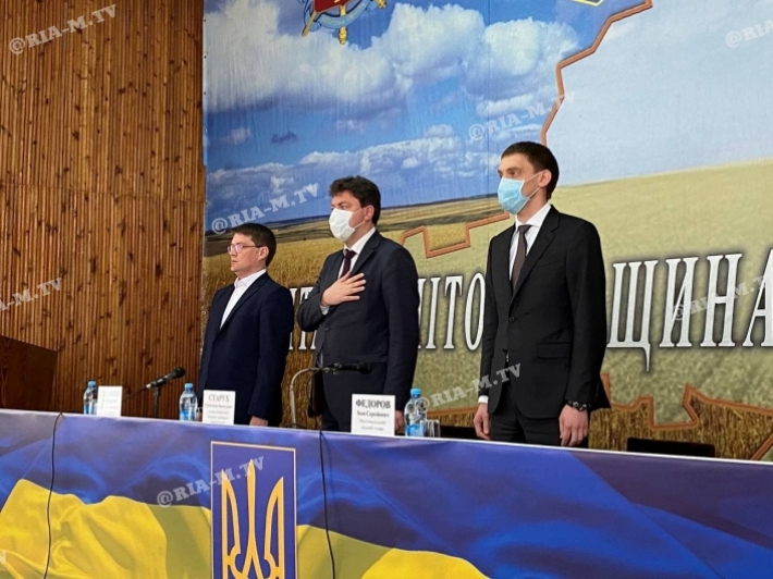 В Мелитополе губернатор представил нового главу РГА (фото)