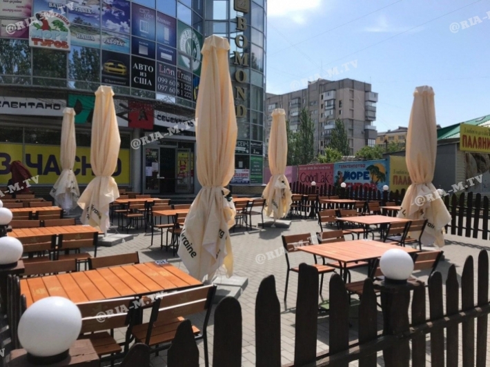 Как в Мелитополе будут работать летние площадки кафе в карантин  (видео)