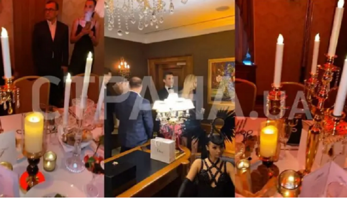 Нардеп Тищенко закатил вечеринку на день рождения жены в ресторане во время локдауна. Фото и видео