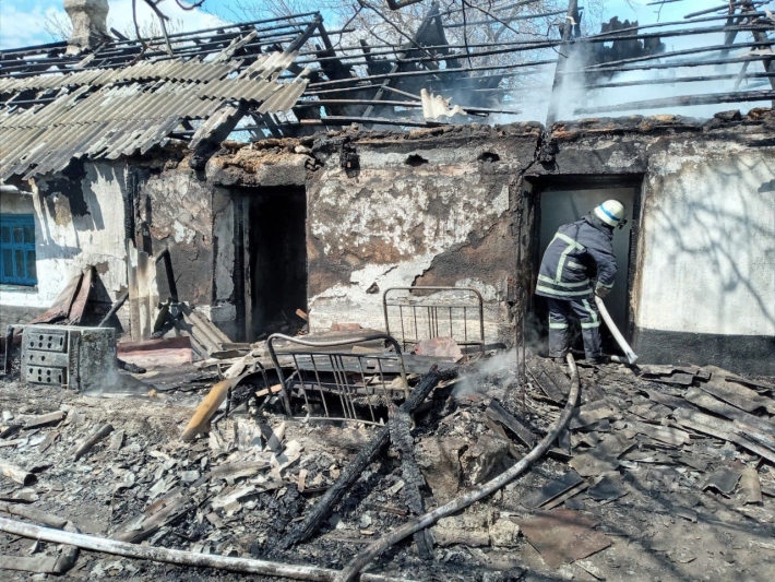 В Запорожской области из-за газового оборудования сгорел частный дом