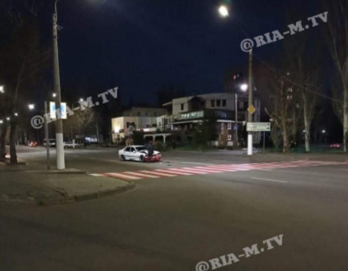 В Мелитополе очередное ДТП перед пешеходным переходом (фото, видео)